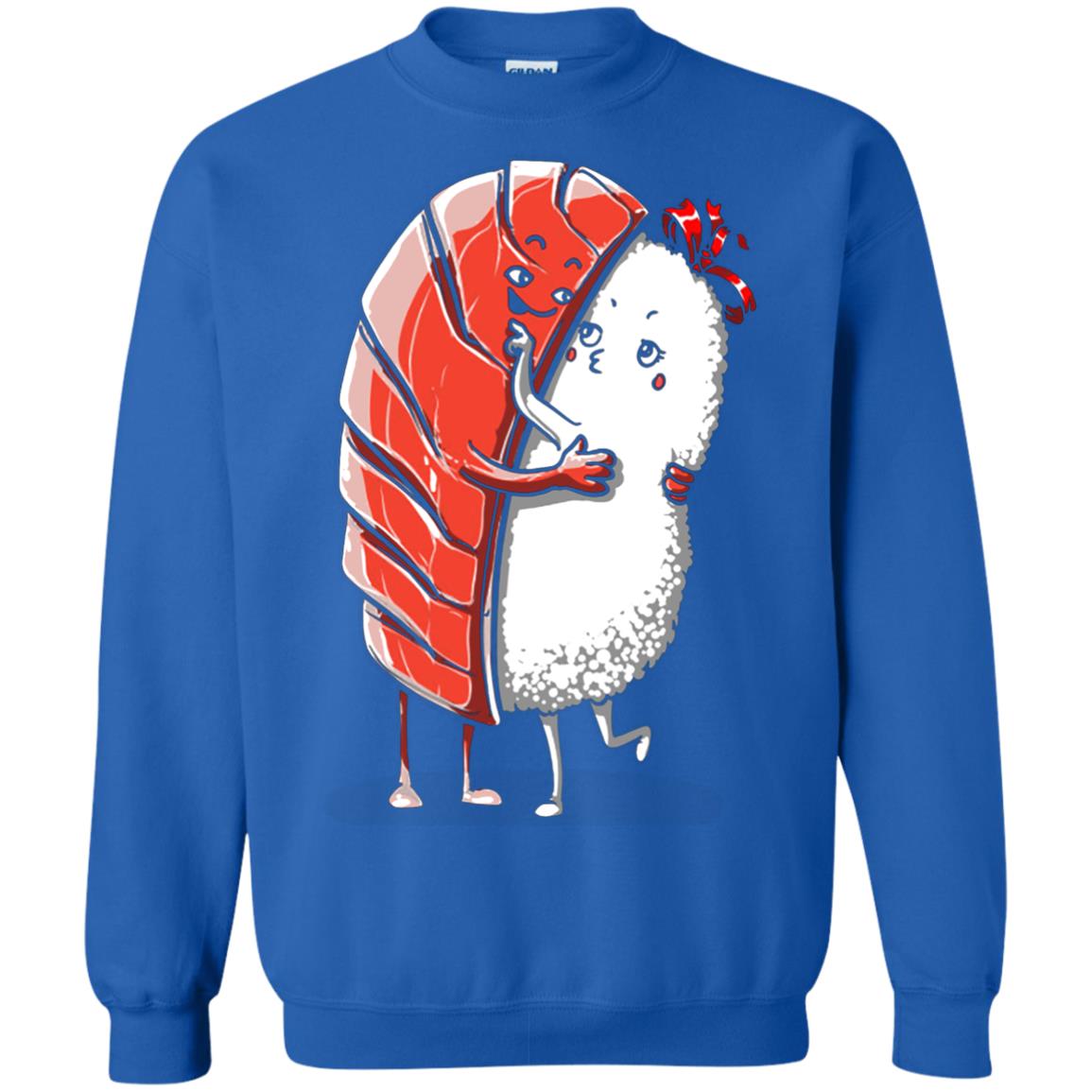 Sushi Lover T-shirt Salmon Sashimi Sushi Hug Love Royal