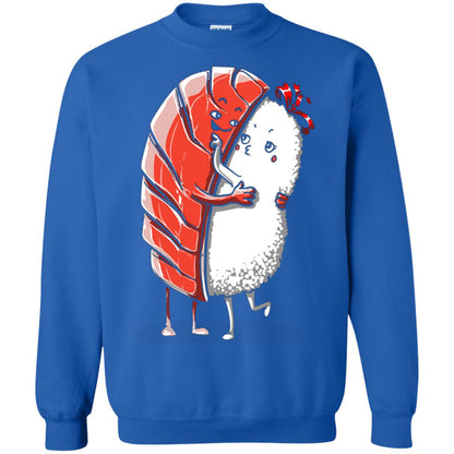 Sushi Lover T-shirt Salmon Sashimi Sushi Hug Love Royal
