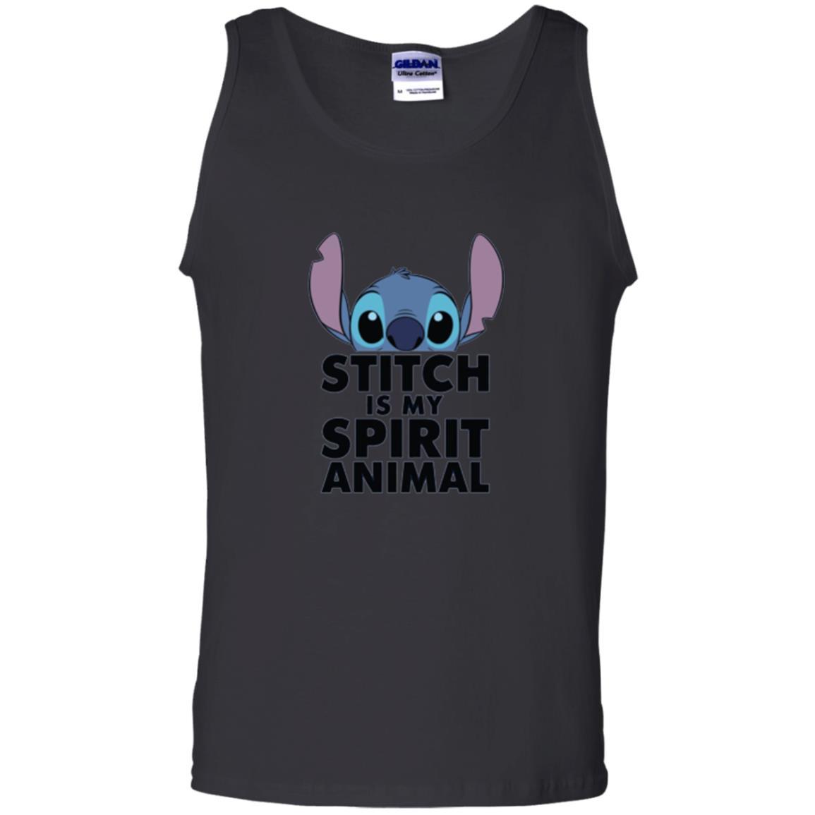 Disney Stitch Is My Spirit Animal T-shirt Black