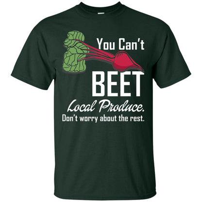 You Can_t Beet Local Produce Farmers Market T-shirt Forest