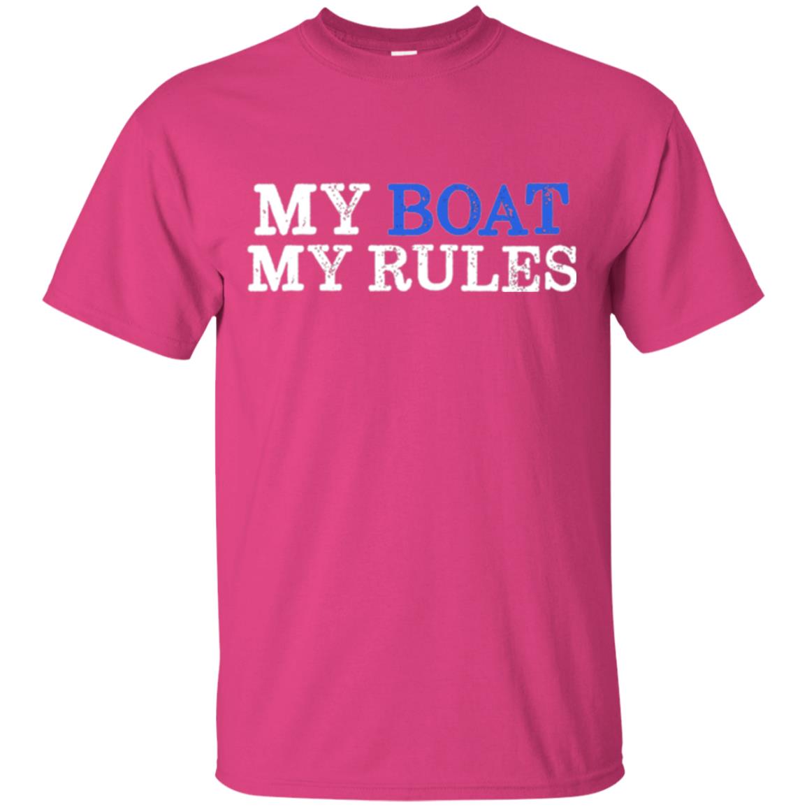 My Boat My Rules T-shirt Heliconia