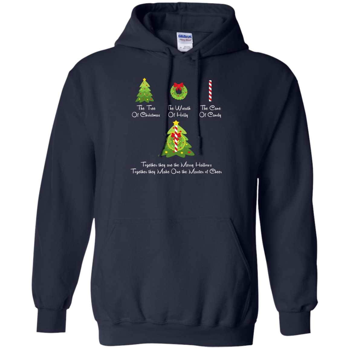 The Tree Of Christmas T-Shirt Navy