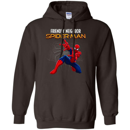 Friendly Neighbor Spider Man Movie Fan T-shirt Dark Chocolate