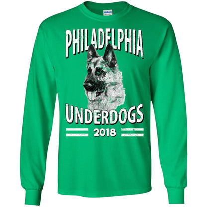 Dog Lover T-shirt Philadelphia Underdogs 2018 T-shirt Irish Green