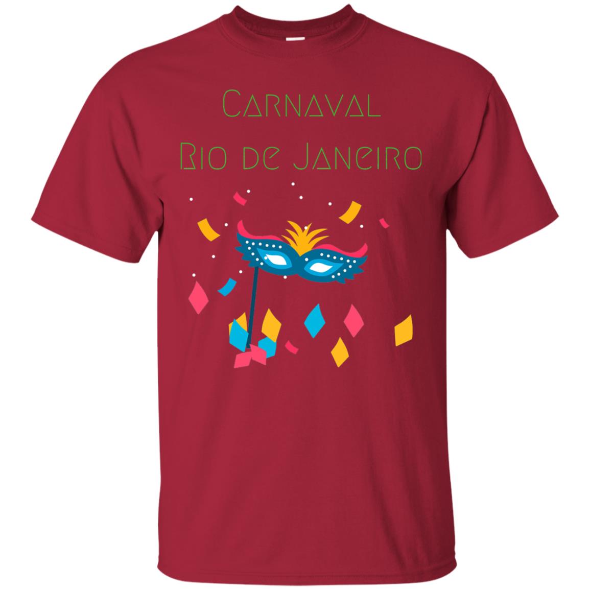 Mardi Gras T-shirt Rio Carnival Carnaval Rio De Janeiro Brazil Cardinal