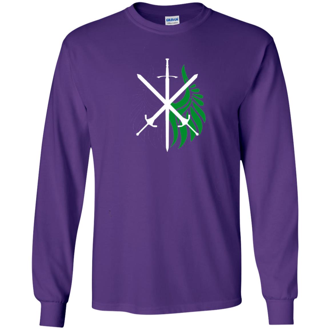 Battle Wings Of Medieval Victory T-shirt Purple