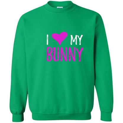 Bunny Rabbit Mom Shirt I Love My Bunny Irish Green