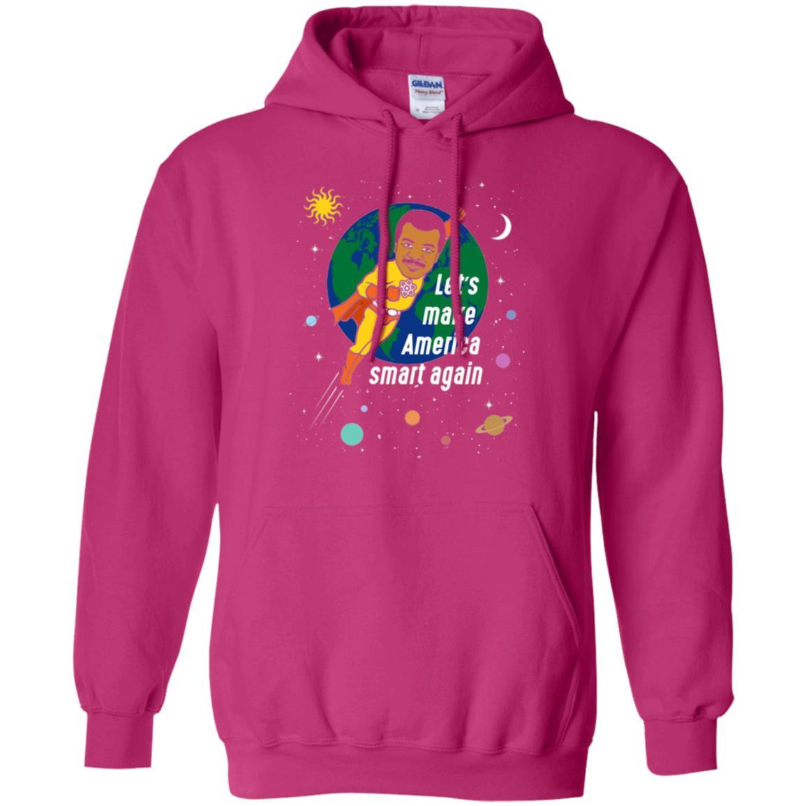 Astronomy T-shirt Let's Make America Smart Again Heliconia