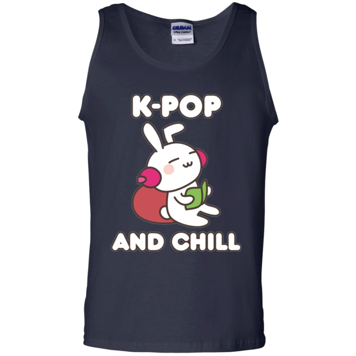 K-pop T-shirt K-pop And Chill Navy
