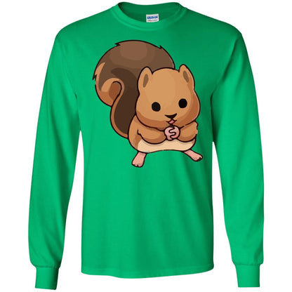 Cute Squirrel Graphic T-shirt Irish Green