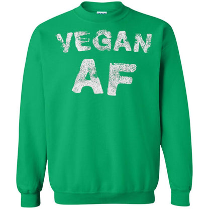 Vegetarian T-shirt Vintage Vegan Af T-shirt Irish Green