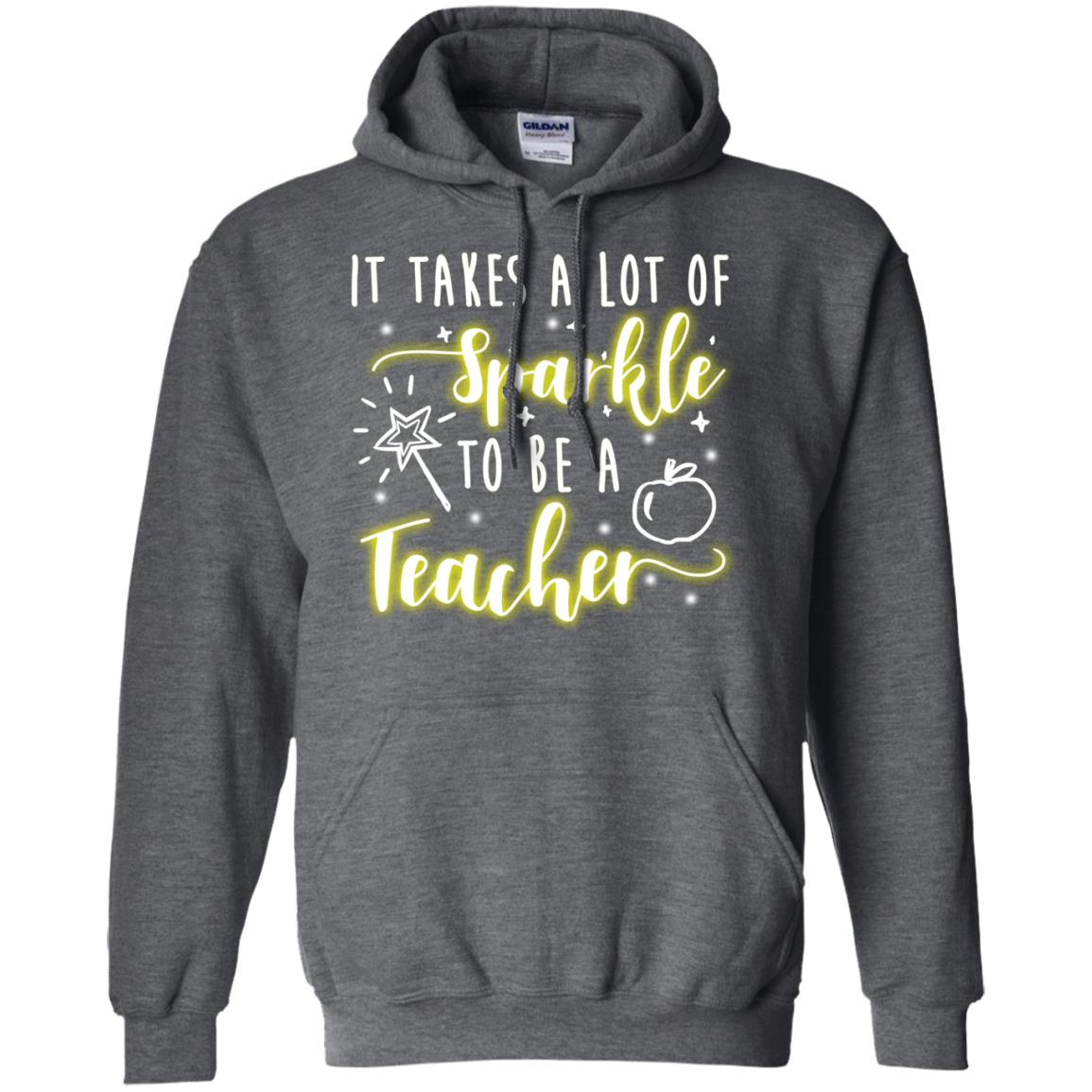 It Takes A Lot Of Sparkle To Be A Teacher Shirt Dark Heather