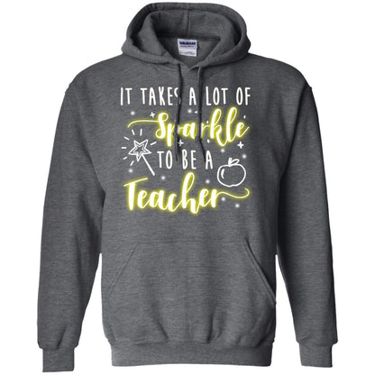 It Takes A Lot Of Sparkle To Be A Teacher Shirt Dark Heather
