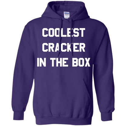 Coolest Cracker In The Box T-shirt Purple