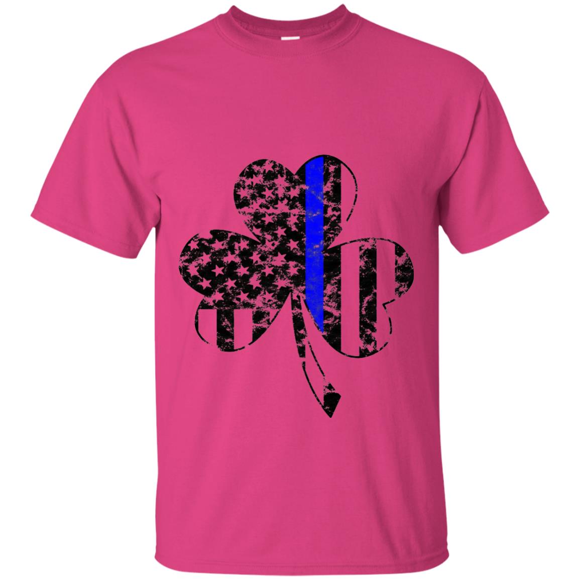 Shamrock Irish Flag St Patrick_s Day T-shirt Heliconia