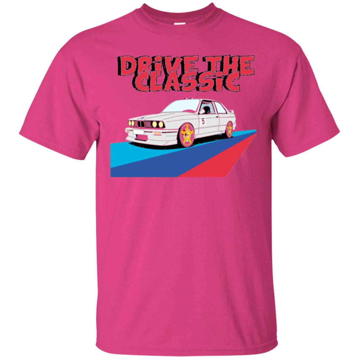Classic Drive Vintage Collectors Bmw Lovers T-shirt Heliconia