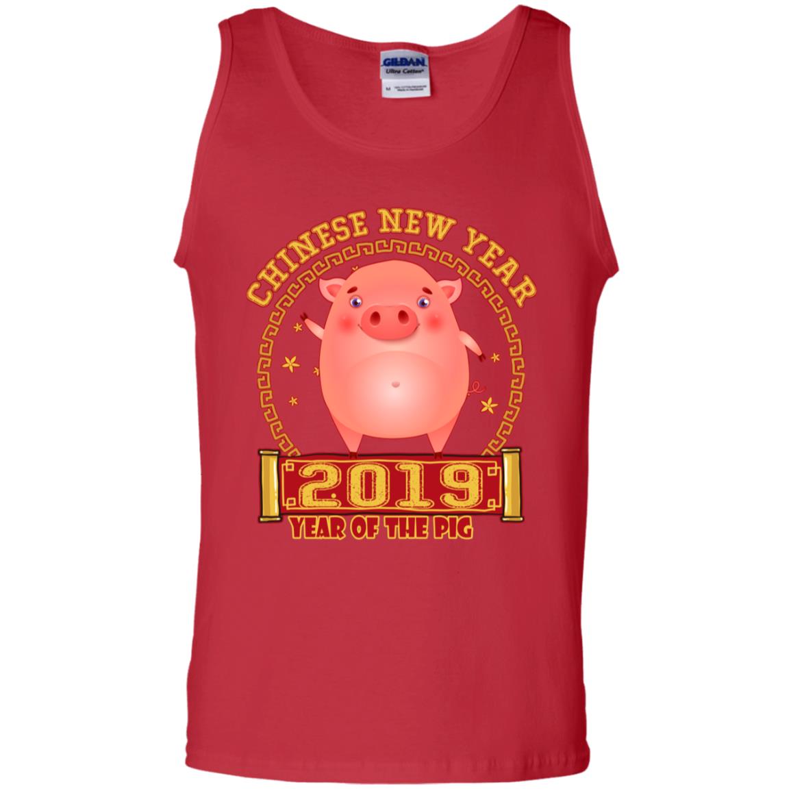 Chinese New Year Year 2019 Of The Pig Shirt Red