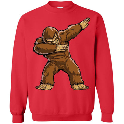 Monkey T-shirt Bigfoot Sasquatch Dabbing Red