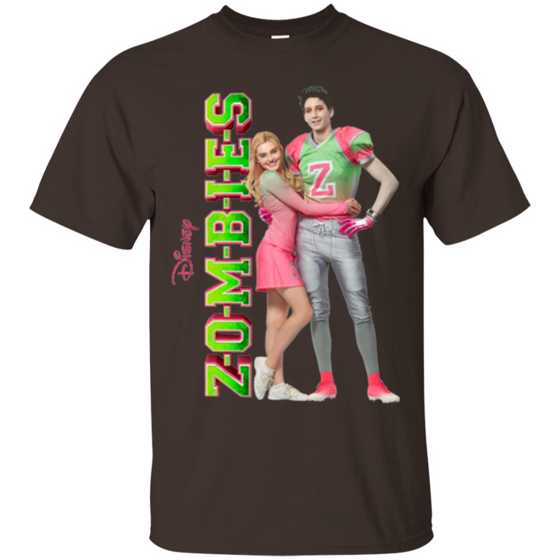 Zombies Cheer Football Lover T-shirt Dark Chocolate