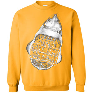 Every Day Of Shark Week T-shirt 2018G180 Gildan Crewneck Pullover Sweatshirt 8 oz.