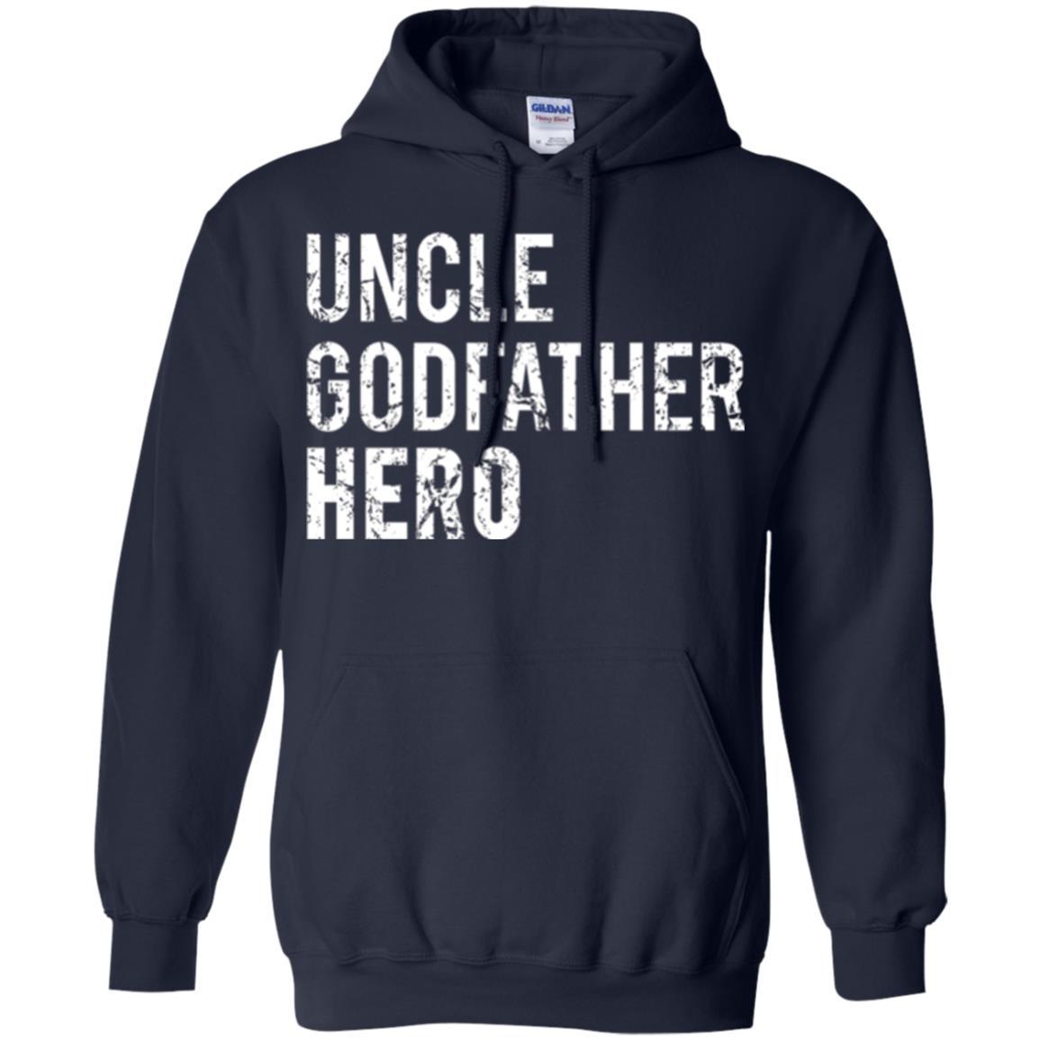 Family T-shirt Uncle Godfather Hero Navy