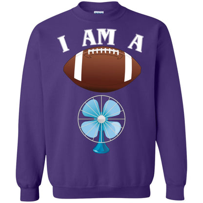 Football Lover T-shirt I Am A Football Fan Purple