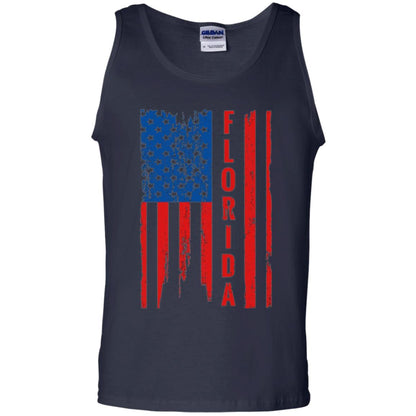 Florida State T-shirt American Flag Navy