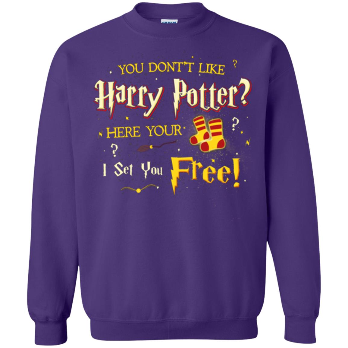 You Don_t Like Harry Potter Here Your I Set You Free Movie T-shirt Purple