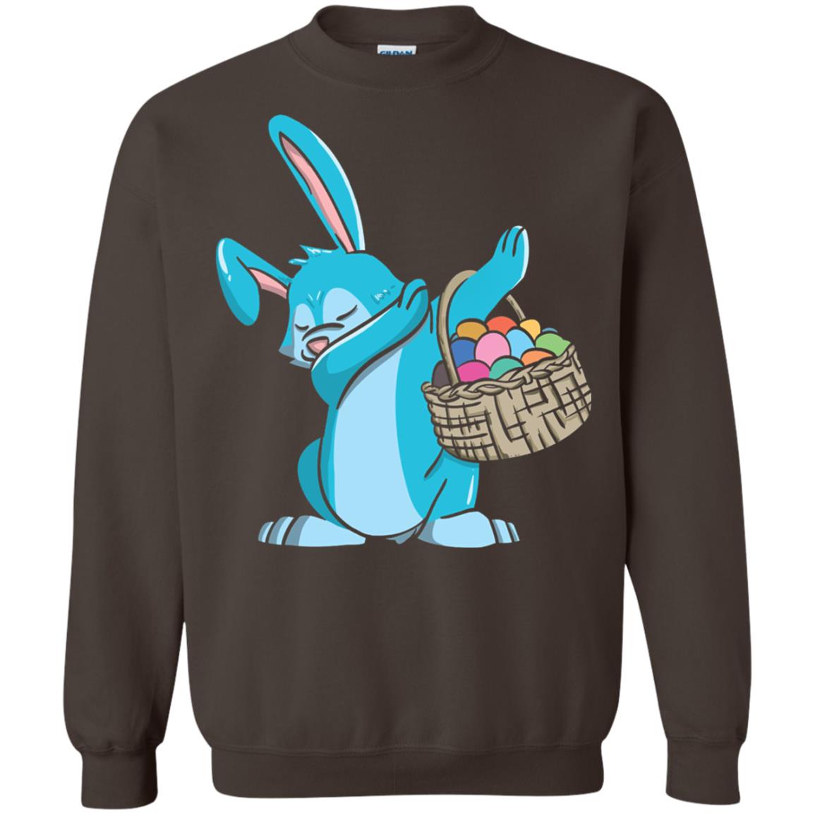 Easter Bunny Dab Easter Shirt Dark Chocolate