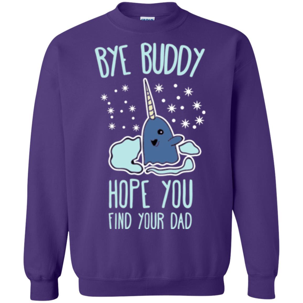 Family T-shirt Bye Buddy Hope You Find Your Dad Purple