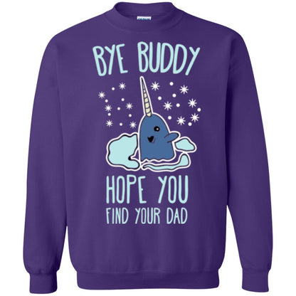 Family T-shirt Bye Buddy Hope You Find Your Dad Purple