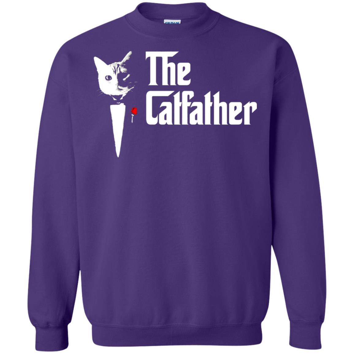 Daddy T-shirt The Catfather Purple