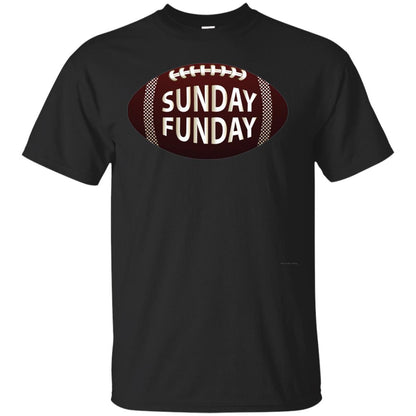 Sunday Funday Football T-shirt Black