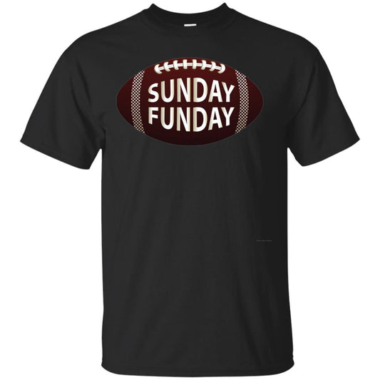 Sunday Funday Football T-shirt Black