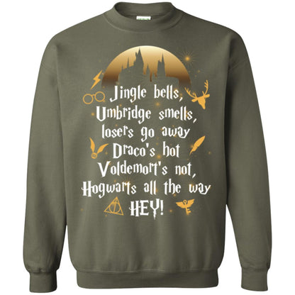 Jingle Bells Umbride Bells Losers Go Away Harry Potter Song T-shirtG180 Gildan Crewneck Pullover Sweatshirt 8 oz.