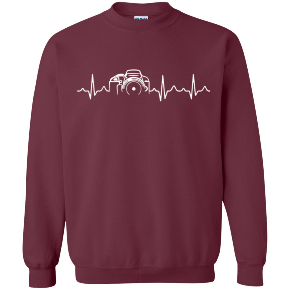 Photographer T Shirt Heartbeat Photography Maroon
