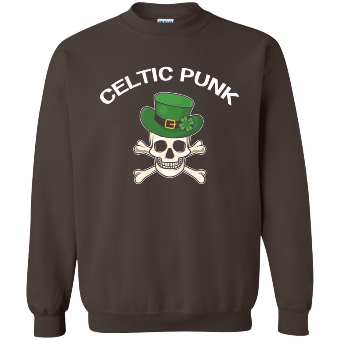 Celtic Punk Rock Irish St. Patrick_s Day T-shirt Dark Chocolate
