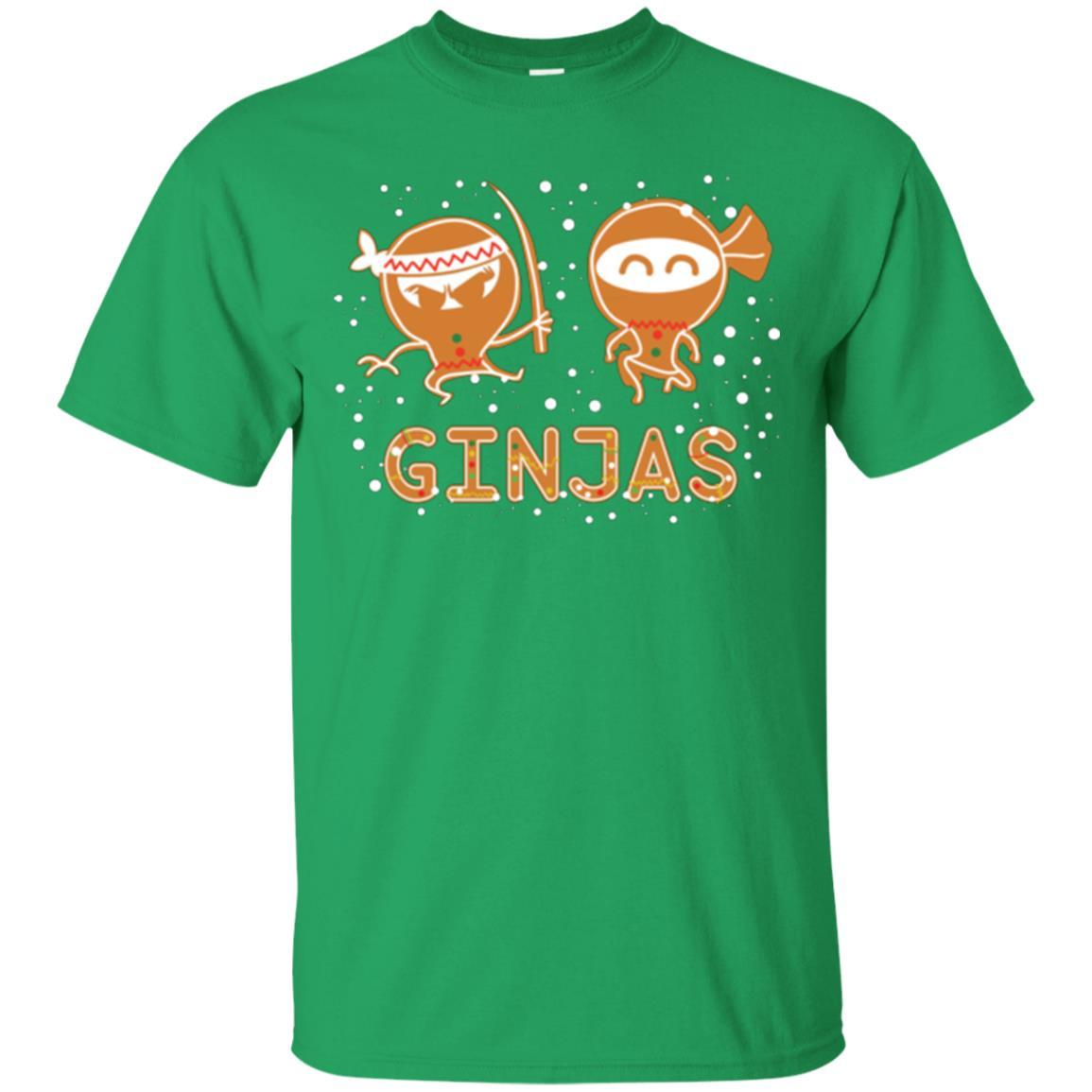 Christmas T-shirt Ginjas Irish Green