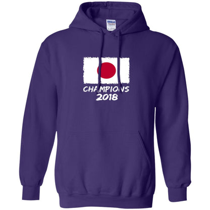 Football Lover T-shirt Japan Champions 2018 T-shirt Purple