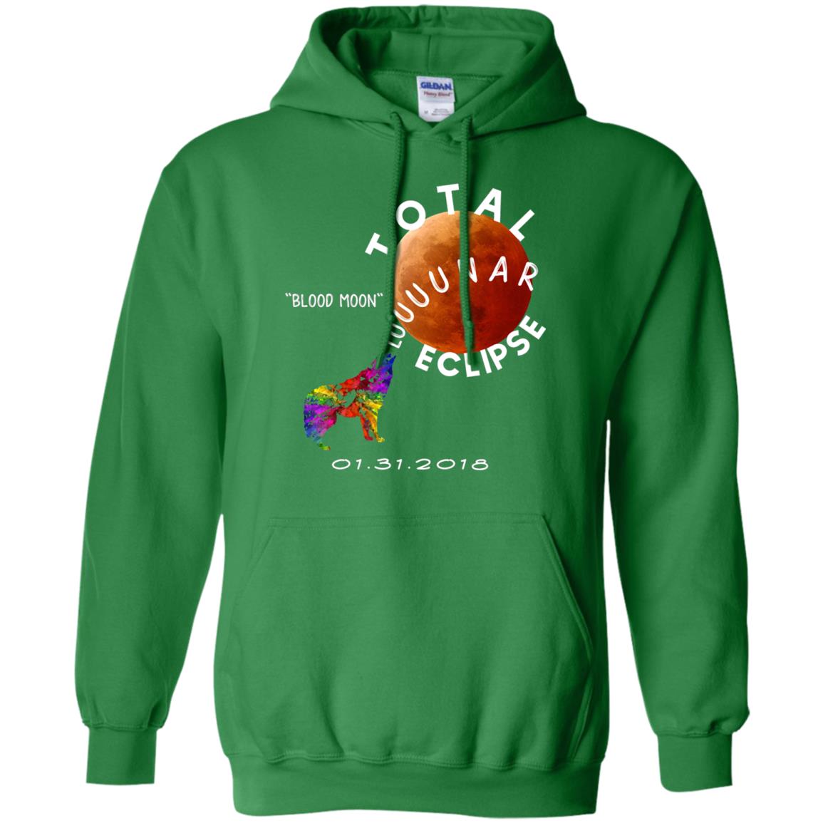 Best Total Lunar Eclipse Shirt 2018 Blood Moon T-shirt Irish Green