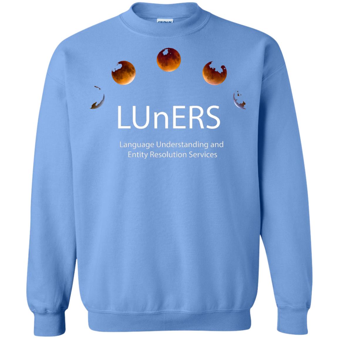 Luners Team T-shirt Language Understanding And Entity Resolution Services Carolina Blue