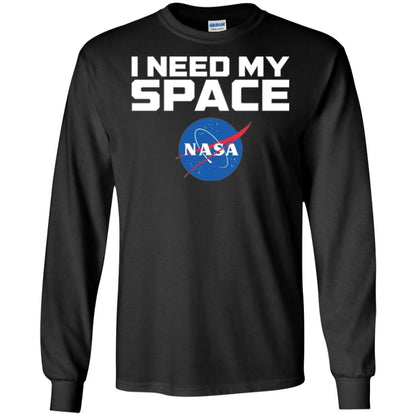 Nasa Logo T-shirt I Need My Space Black
