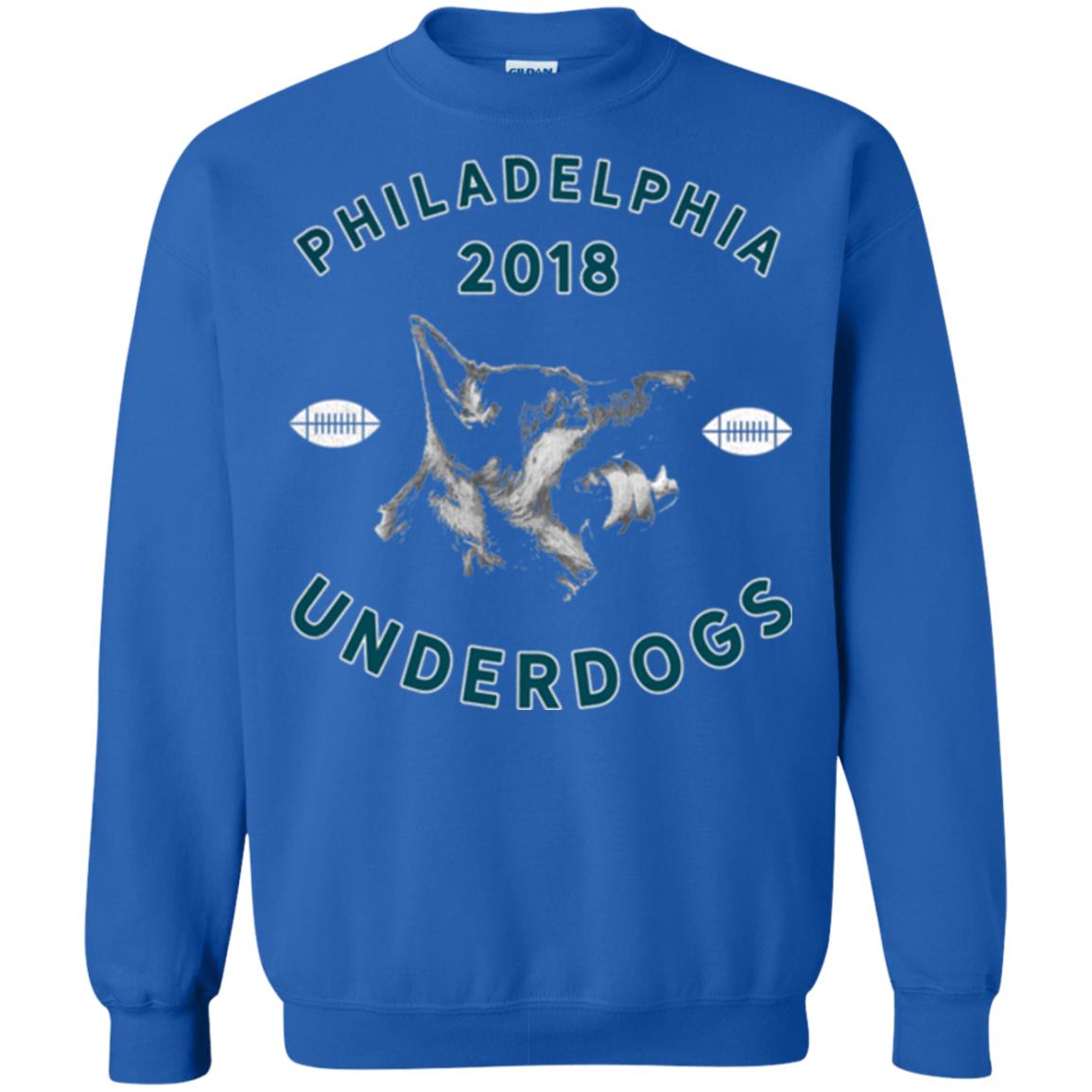 Dog Lover T-shirt Philly Philadelphia Underdogs Lii Game Day Royal