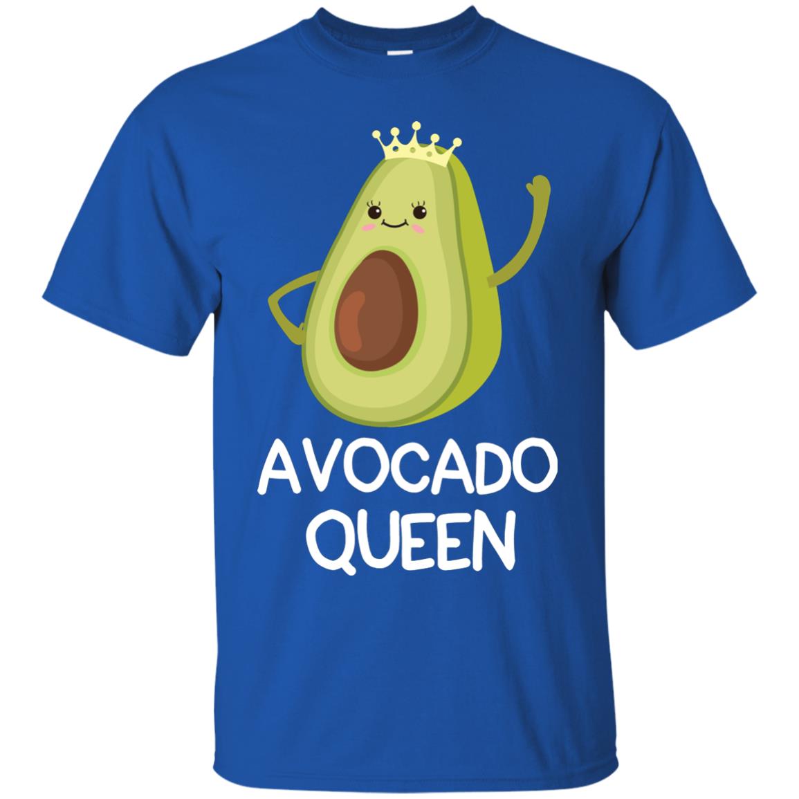 Avocado Queen Vegetarian Shirt For Girls Royal