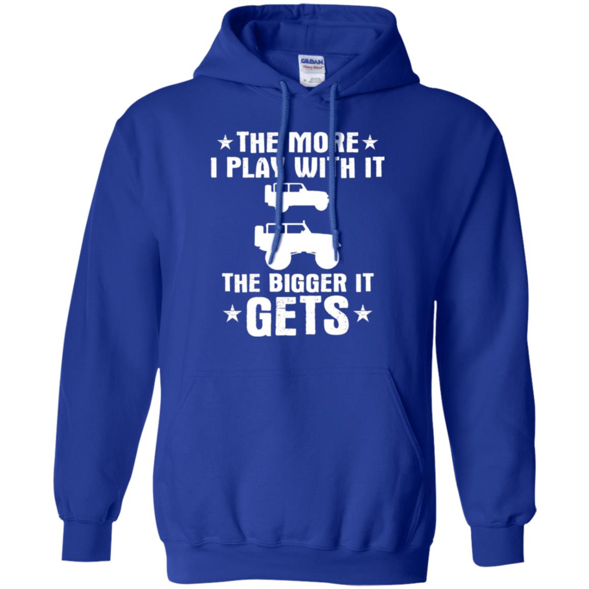 Jeep Lovers T-shirt The More I Play With It The Bigger It Get Royal