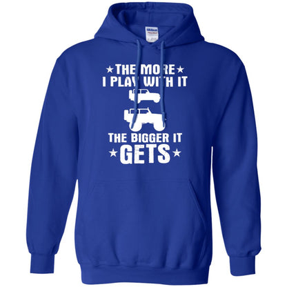 Jeep Lovers T-shirt The More I Play With It The Bigger It Get Royal