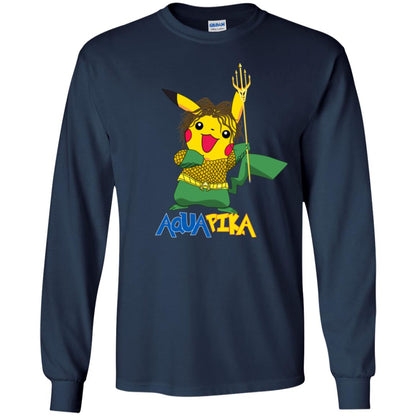Aquapika Aquaman Piakachu Fan Shirt Navy