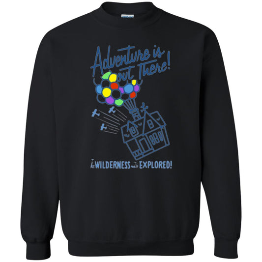 Adventure Is Out There T-shirt Black