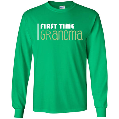 First Time Grandma Shirt Irish Green