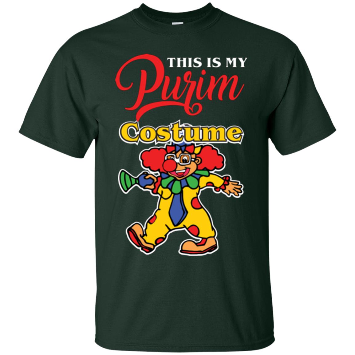 Purim Day T-shirt This Is My Purim Costume Forest